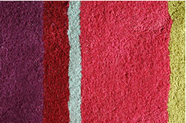 Bella Stripe hand-tufted wool rug (detail)