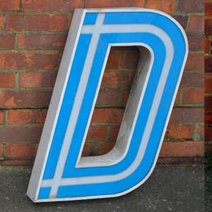 Letter D for sale at E & A Wates